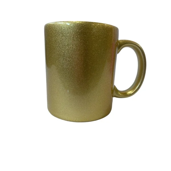 Caneca de porcelana AZ metalizada 325 ml marca Sublime
