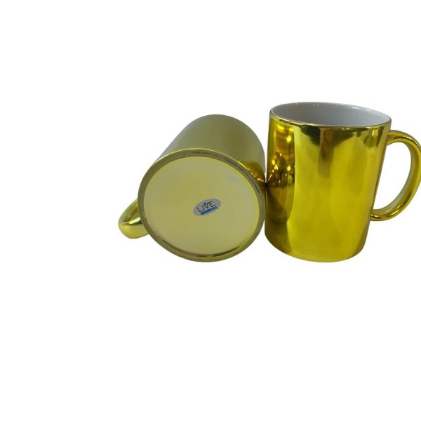 Caneca de Cer�mica 325 Ml Cromada