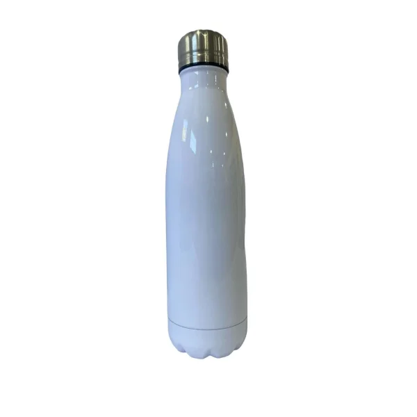 Garrafa para Sublimao em Ao Inox Branca - 700ml