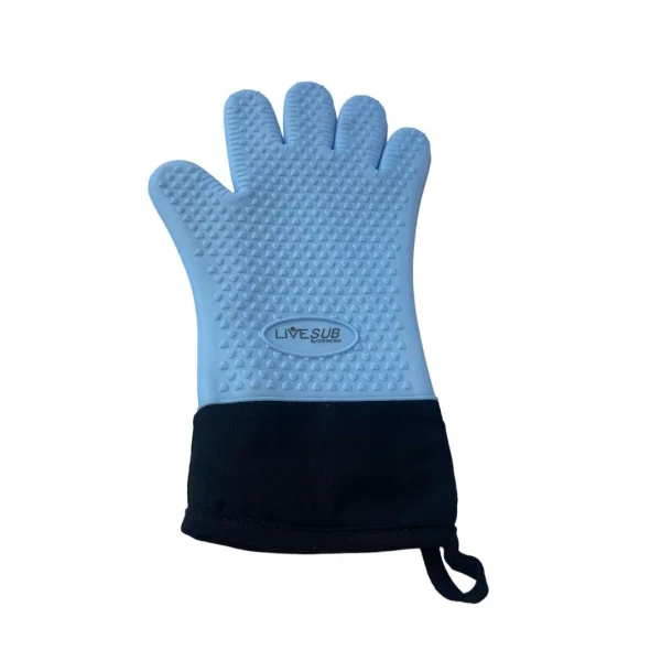 Luva de Silicone Azul Linha Graft Live