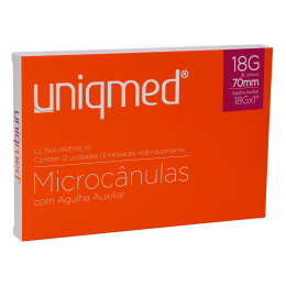 Microc�nulas Uniqmed com Agulha Auxiliar