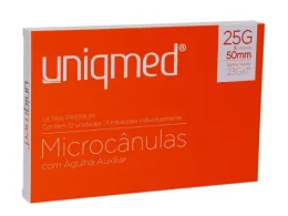 Microc�nulas Uniqmed 25G X 50mm 23G