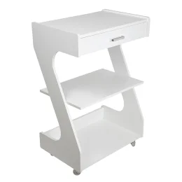 Carrinho Auxiliar em Z MDF com Gaveta