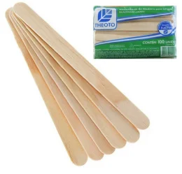 ABAIXADOR DE MADEIRA P/ L�NGUA C/100UN