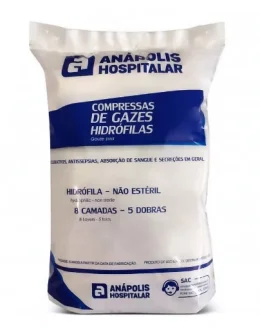 Compressa de Gaze Hidr�fila N�o Est�ril 13 fios