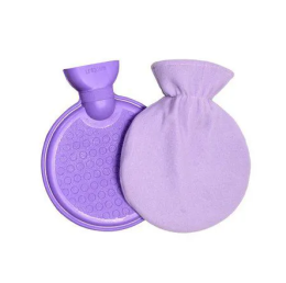 Bolsa para �gua Quente com Capa 800 mL Redonda Uniqcare