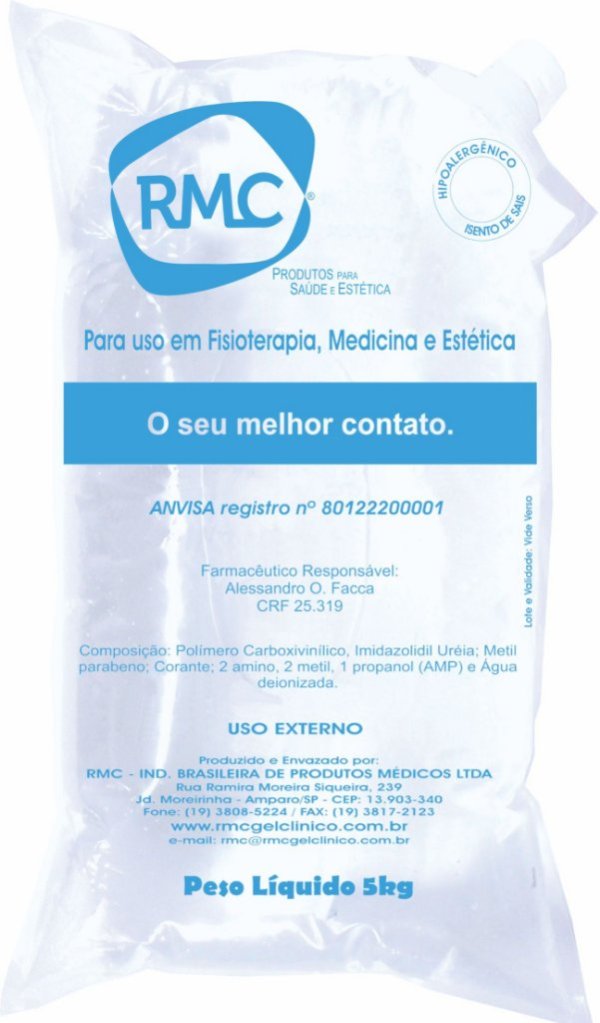 Gel de Contato Bag 5kg Incolor Rmc