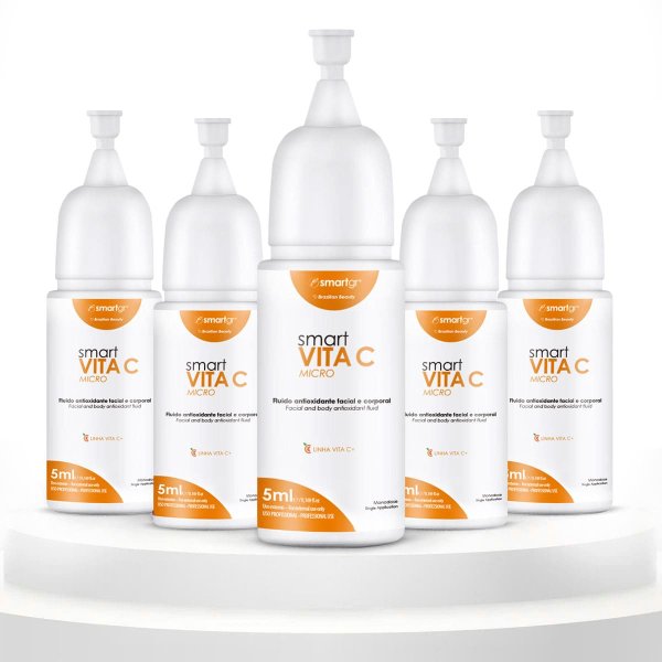 Smart Vita C Micro - Fluido Antioxidante Facial e Corporal - Monodose de 5ml - Smart GR
