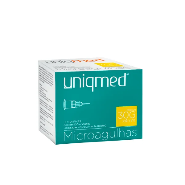 Microagulhas 30Gx4mm Uniqmed
