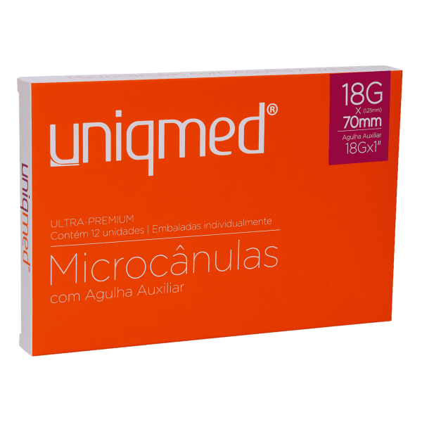 Microc�nulas Uniqmed com Agulha Auxiliar