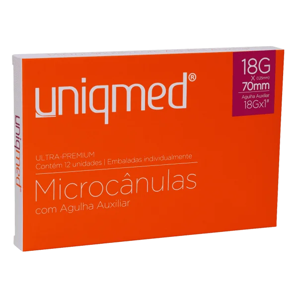Microcânulas Uniqmed com Agulha Auxiliar