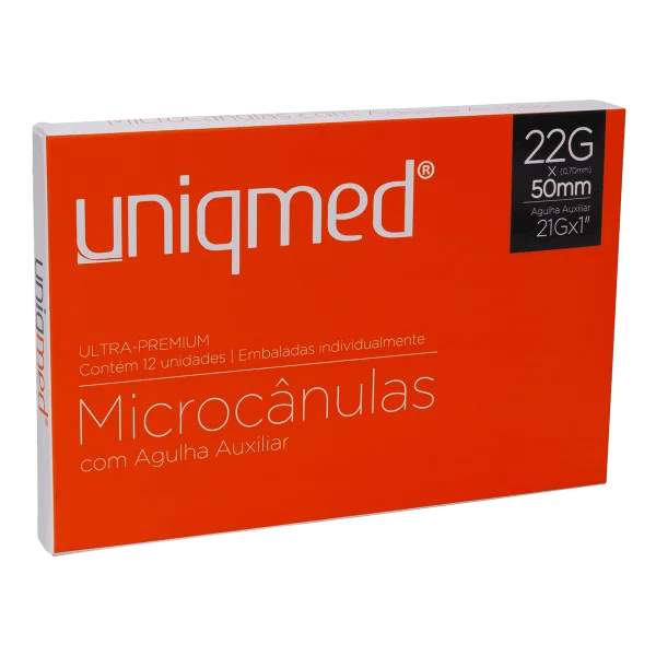 Microcnulas Uniqmed com Agulha Auxiliar