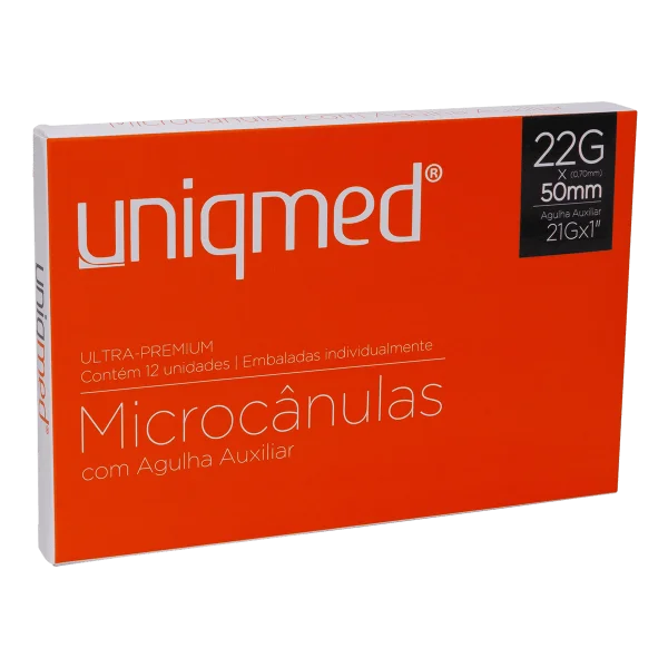 Microcânulas Uniqmed com Agulha Auxiliar