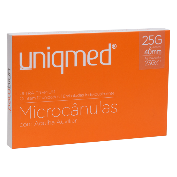 Microc�nulas Uniqmed com Agulha Auxiliar