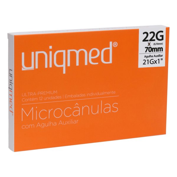 Microc�nulas Uniqmed com Agulha Auxiliar