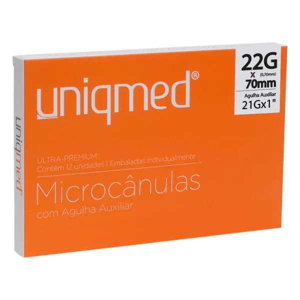 Microcânulas Uniqmed com Agulha Auxiliar