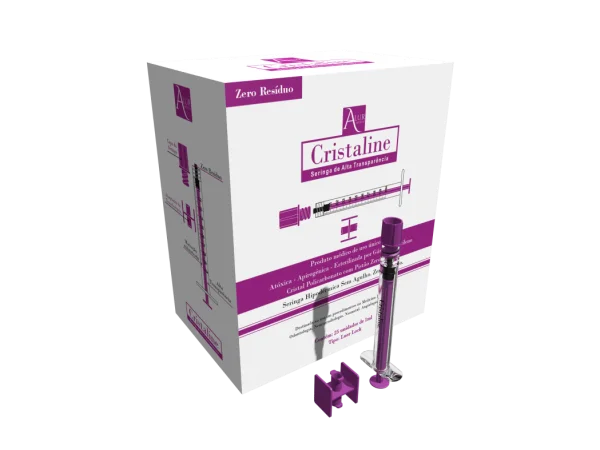 Seringa Cristaline Sem Agulha 1ml Zero Residuo - Alur Medical