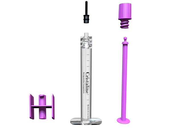 Seringa Cristaline Sem Agulha 1ml Zero Residuo - Alur Medical