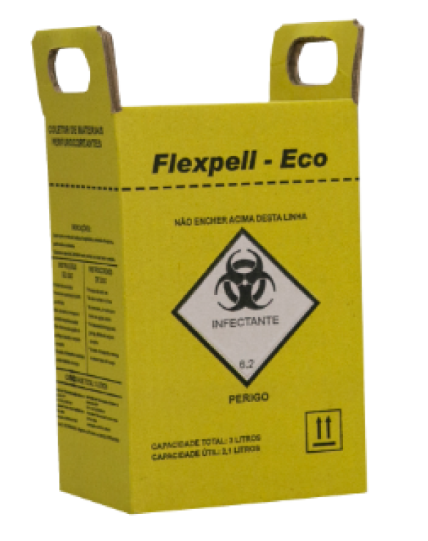 Caixa Coletora de Material Perfurocortante - 3L