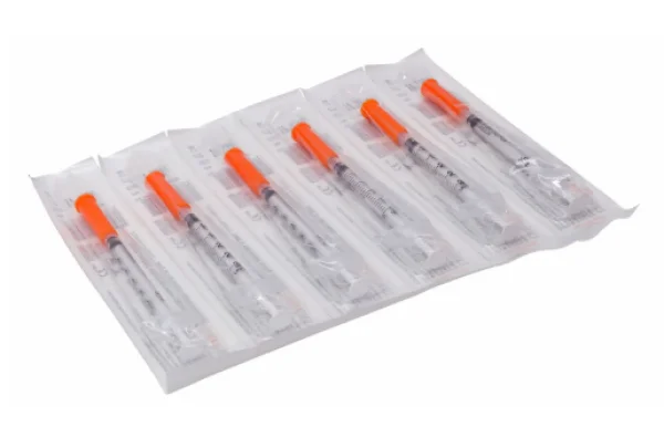 Seringas para Insulina 0.3mL Agulha 5mm X 0.23mm - (Blister individual)