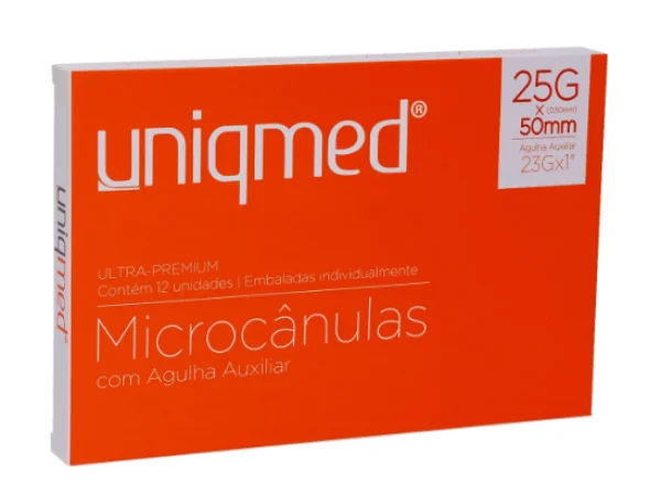 Microcnulas Uniqmed 25G X 50mm 23G