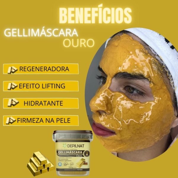 Gellimascara Ouro e Biotina
