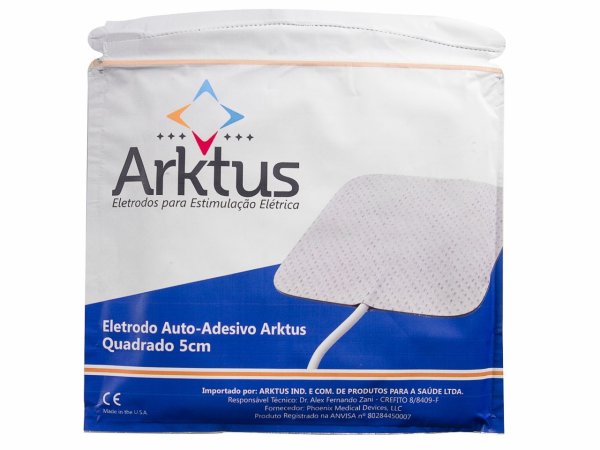 Eletrodo Autoadesivo - 5x5cm - 4un - Arktus