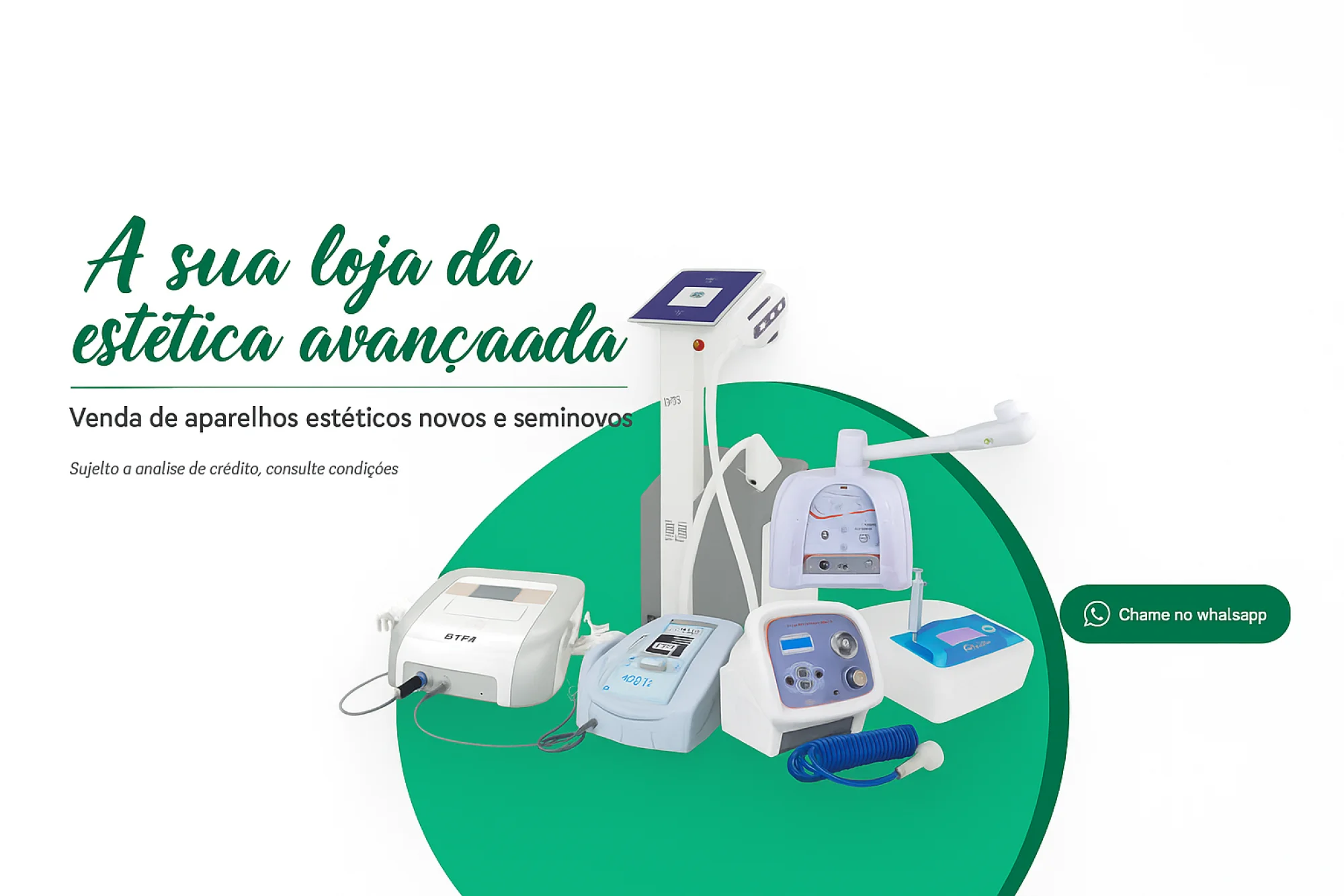 Sua loja de estética avançada