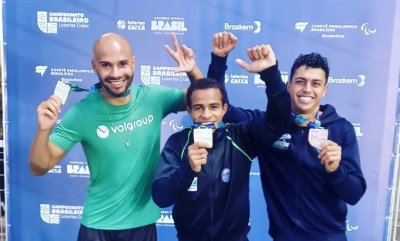 Atleta da ABDA � campe�o brasileiro paral�mpico no salto em dist�ncia