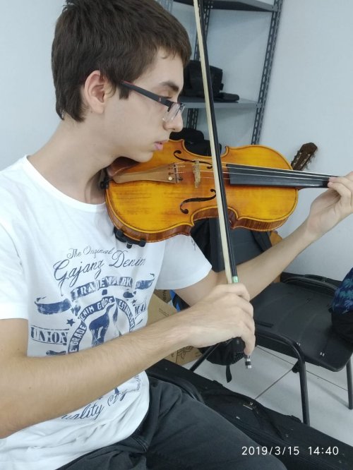 Audi��o de violino - mar�o de 2019