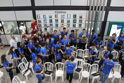 Apresenta��o Banda ABDA Filarm�nica na Zopone Engenharia - 25/11/2025