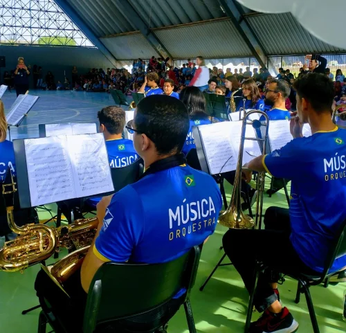 Banda da ABDA Filarmnica, no CAIC Nova Esperana - 29/09/2022