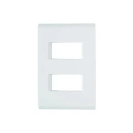 PLACA 4X2 2P AFASTADA LIZ BRANCA