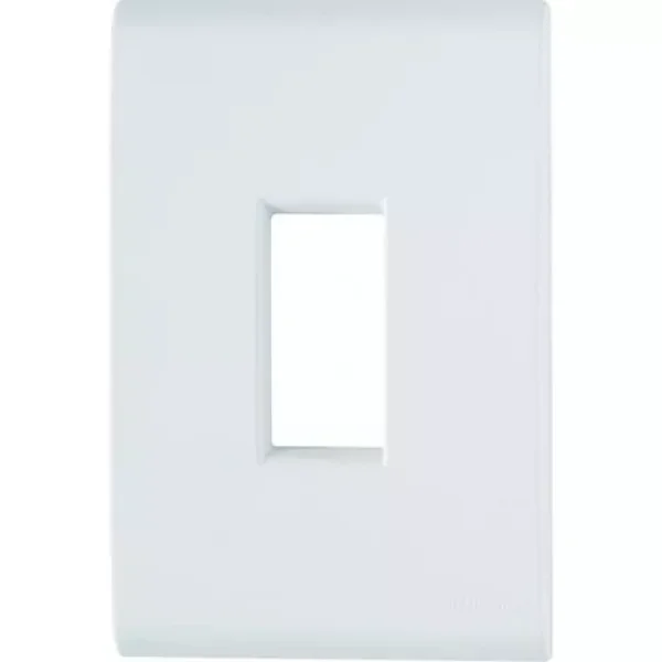 PLACA 4X2 1P VERTICAL LIZ BRANCO