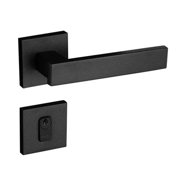 Fechadura Retro Zamac Externa Roseta Quadrada 411-90 Pado