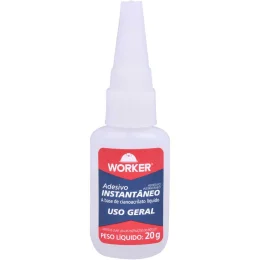 Adesivo Instantaneo Ultrarrapido 20g - Worker
