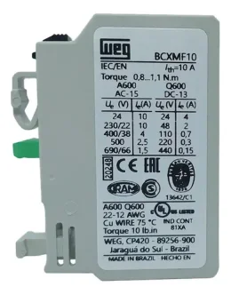 Bloco Bcxmf01 1na(no) Cwm9 a 105 10356473(aberto)