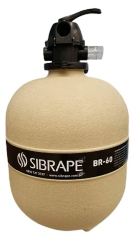 FILTRO BR60 C/ VALVULA S/MOTOBOMBA SIBRAPE