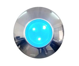 REFLETOR STEEL MINI SUPER LED 3  ENCAIXE 1/2  POOLTEC
