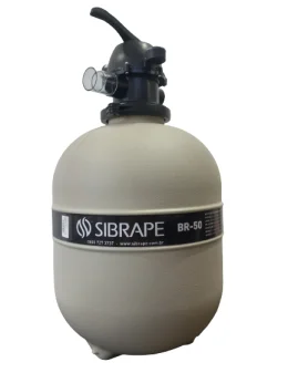 FILTRO BR50 3/4CV 13010105 c/ VALVULA MULT-VIAS SIBRAPE