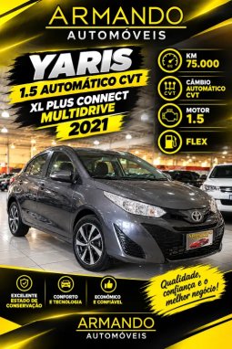 TOYOTA Yaris Hatch 1.5 16V 4P FLEX XL PLUS CONNECT MULTIDRIVE AUTOM�TICO CVT