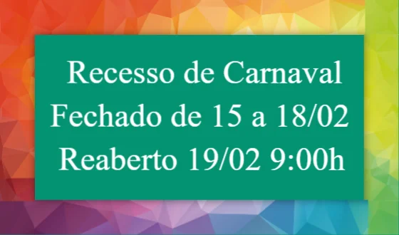 recesso carnaval 2026