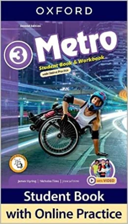 Metro: Level 3: Student Book and Workbook with Online Practice Caixas e colees - 11 julho 2022