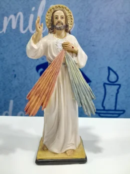 IMAGEM JESUS MISERICORDIOSO 20CM DE ALTURA