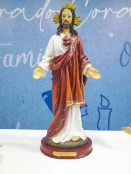 IMAGEM SAGRADO CORACAO DE JESUS 40CM DE ALTURA