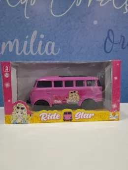 CARRO RIDE STAR ROSA 21CM R.