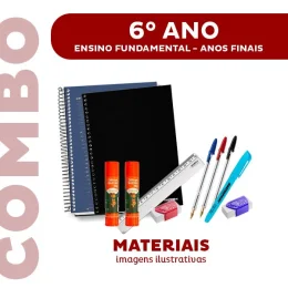 Combo Listas de Materiais para o 6 ano
