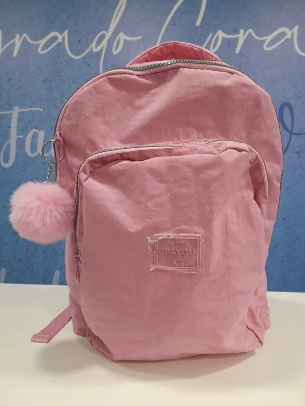 MOCHILA LAPTOP ROSA.