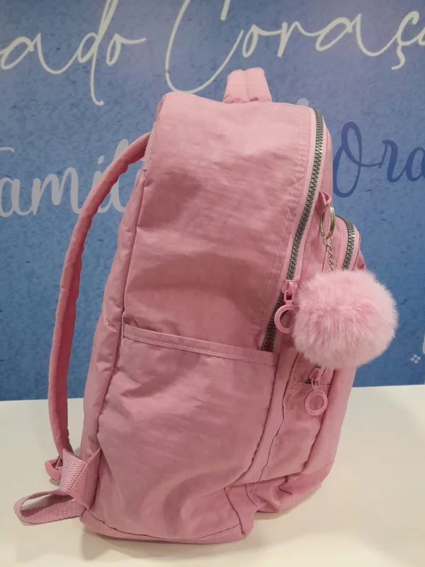 MOCHILA LAPTOP ROSA.