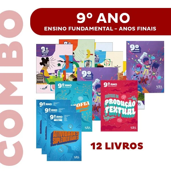 Combo Livros Didticos para o 9 ano